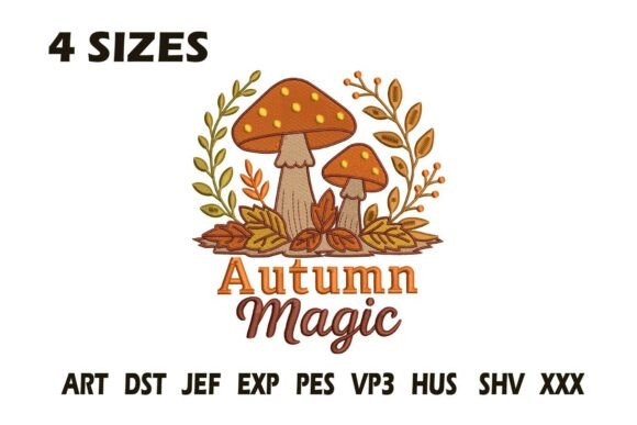 Autumn Magic Mushroom Embroidery Review