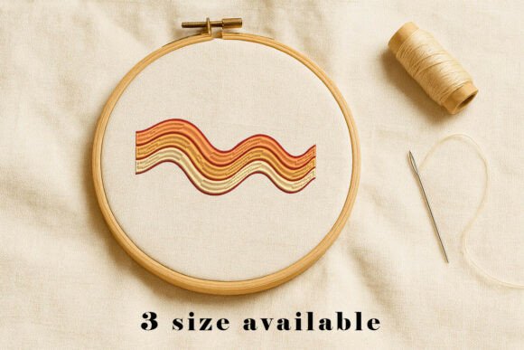 Bacon Strip Embroidery Design Review for Merch