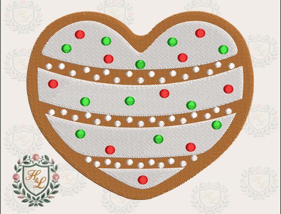 Gingerbread Cookie Heart Embroidery File Review