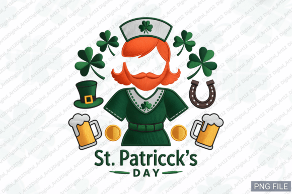 Nurse PNG St. Patrick’s Day Embroidery Review