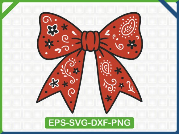 Paisley Bow Embroidery SVG Design Review