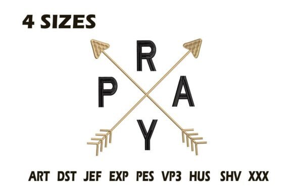 Pray Arrows Embroidery Design Review