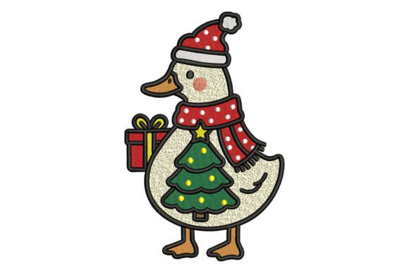 Review: Christmas Duck with Gift Embroidery Design