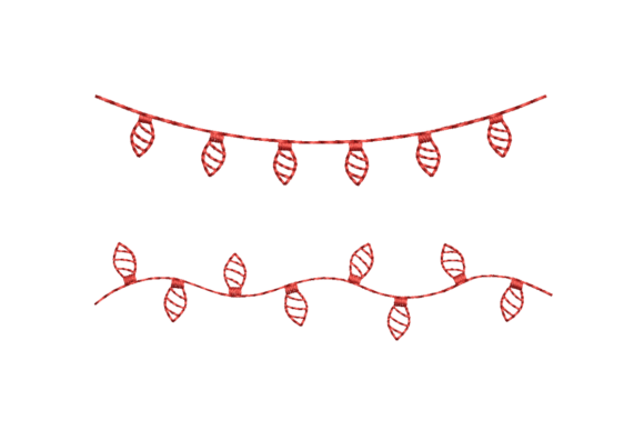 Review: Christmas String Light Embroidery Set
