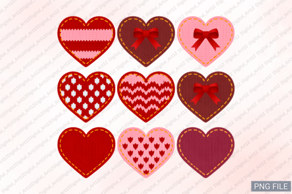 Review: Knitted Heart Embroidery Design Set