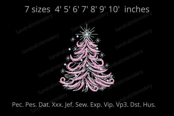 Review: Magic Pink Christmas Tree Embroidery for Boutiques