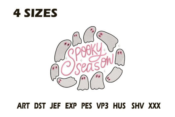 Review: Pink Spooky Season Ghost Embroidery for Craft Fairs