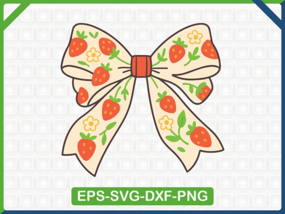 Review: Strawberry Bow Embroidery SVG Design