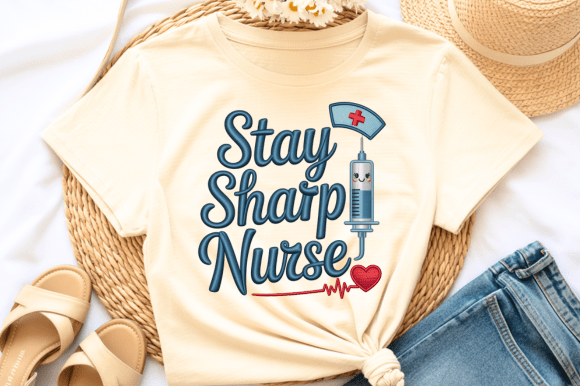 Reviewing Stay Sharp Nurse Embroidery PNG for Gifts