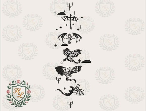 Reviewing Tairn Basgiath Embroidery Files for Holiday Shops
