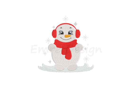 Reviewing the Cute Snowman Christmas Embroidery Design