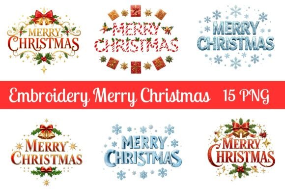 Reviewing the Embroidery Merry Christmas Bundle PNG